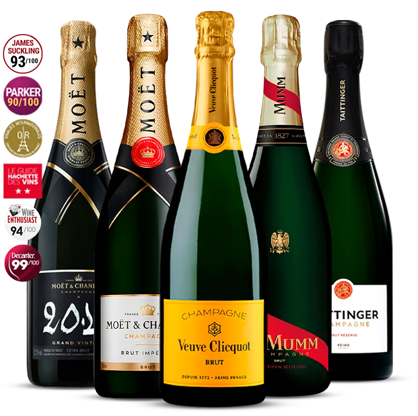 Pack 5 Champagne de Grand Crus